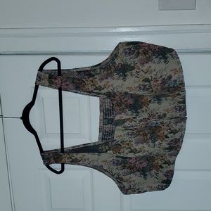 Floral crop top